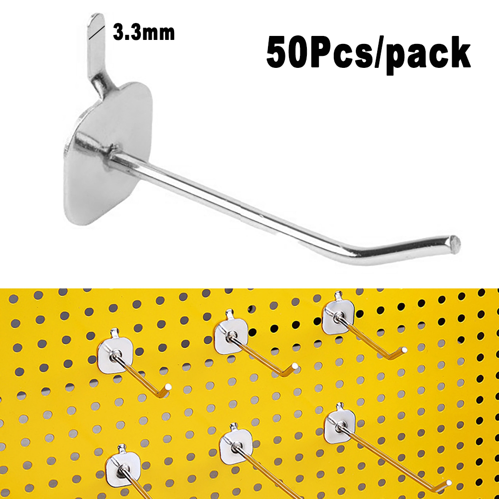 Workshop Tools.Hanging Board - 50Pcs 3.3mm Carbon Steel Pegs Board
