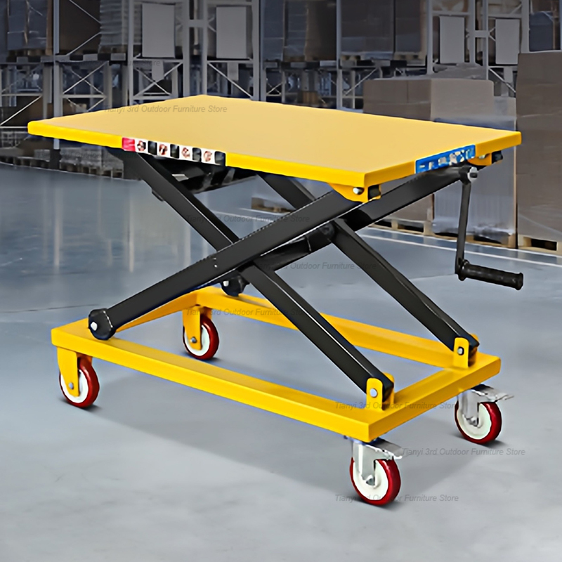 Tools Trolley For Workshop - Modern Creative Hand-Operated Lifting Platform Truck