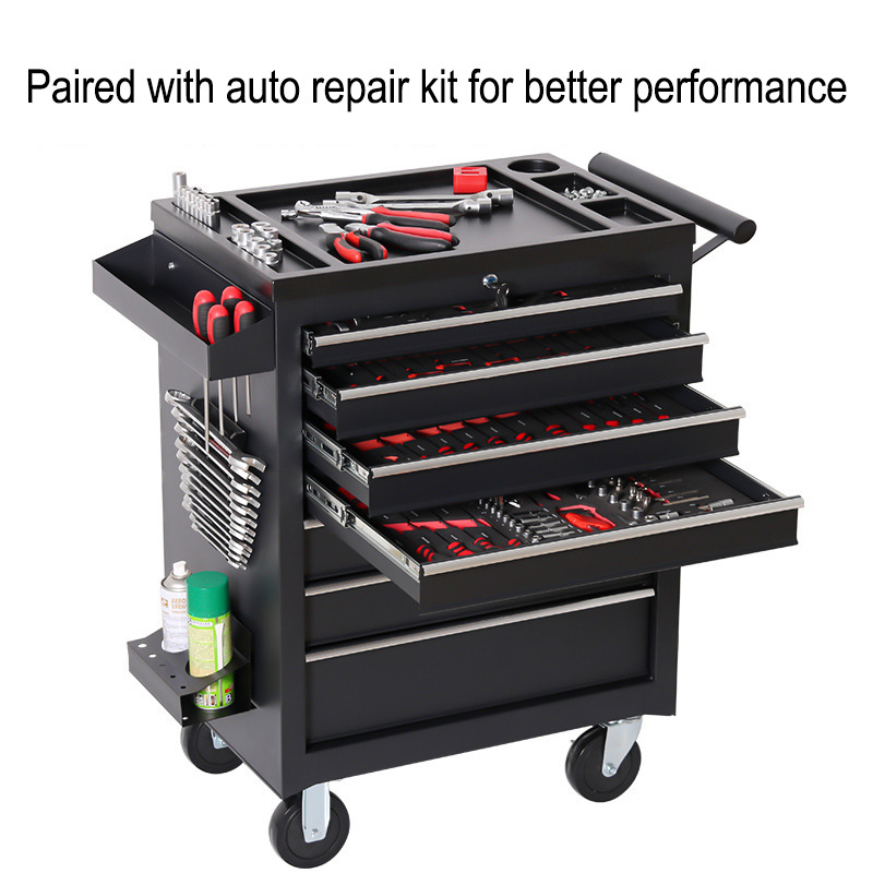 Tools Trolley For Workshop - 5 Drawer Storage Tool Box Trolley