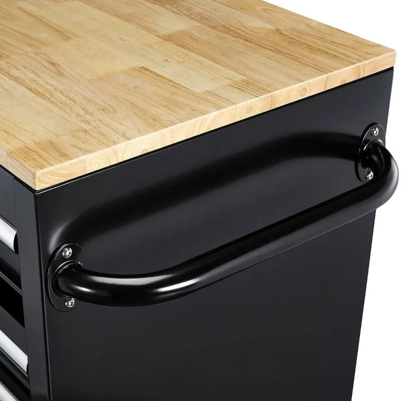 Tools Trolley For Workshop - Heavy-Duty 46 Inch 9-Drawer Workbench Auto