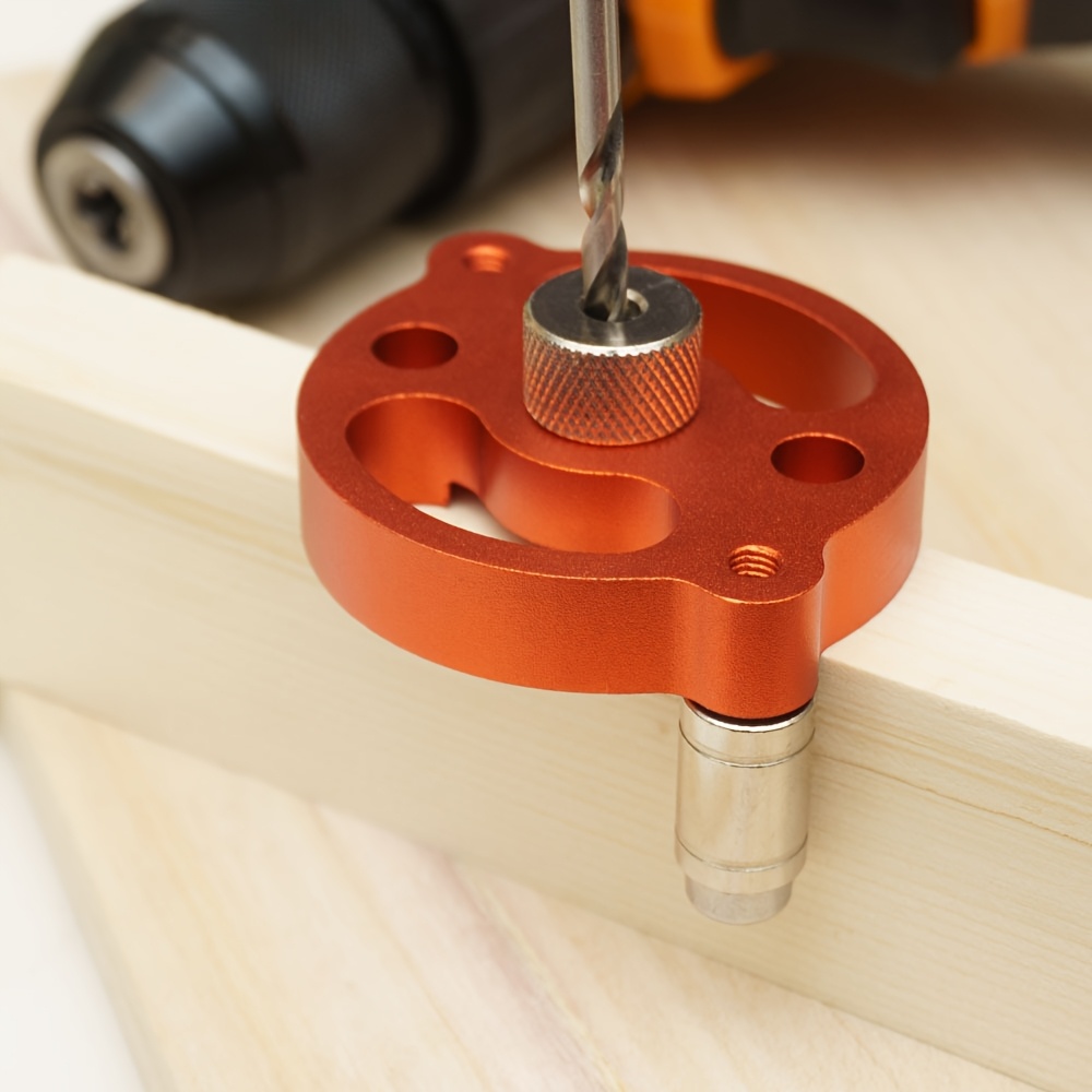 Pocket Hole Jig - Aluminum Alloy Self Centering Dowel Jig,
