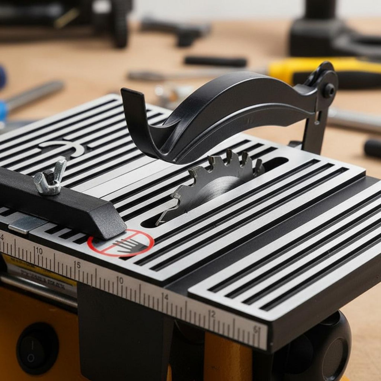 Workshop Tools Table - Mini Table Saw Portable Miniature Bench