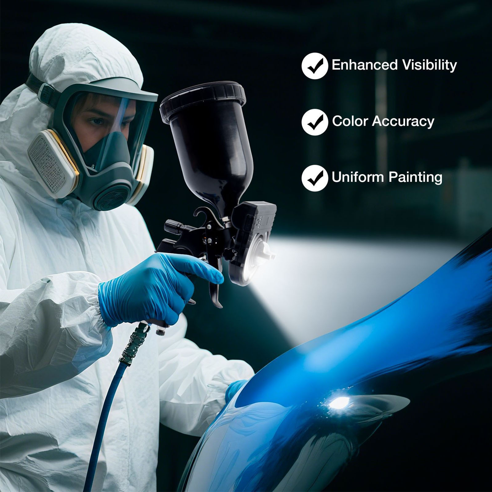 New Spray Gun Light, 5 Adjusta - Workshop Tools Hours recension och pris