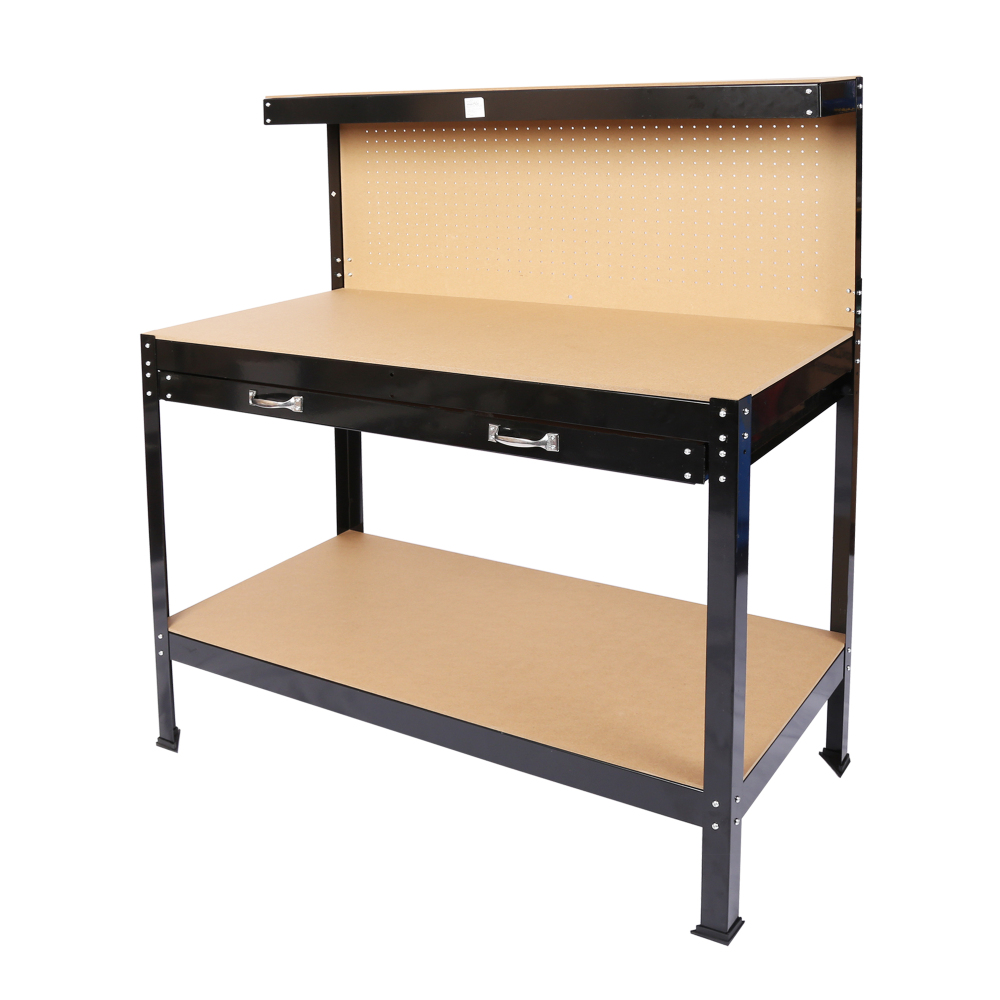 Steel Workbench Tool Storage W - Workshop Tools Table recension och pris