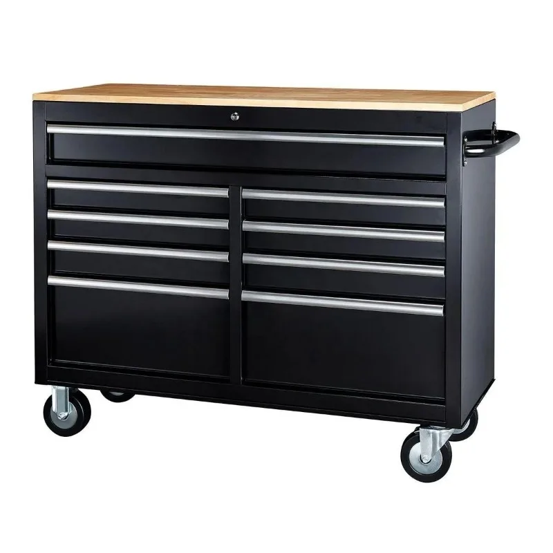 Heavy-Duty 46 Inch 9-Drawer Wo - Tools Trolley For Workshop recension och pris