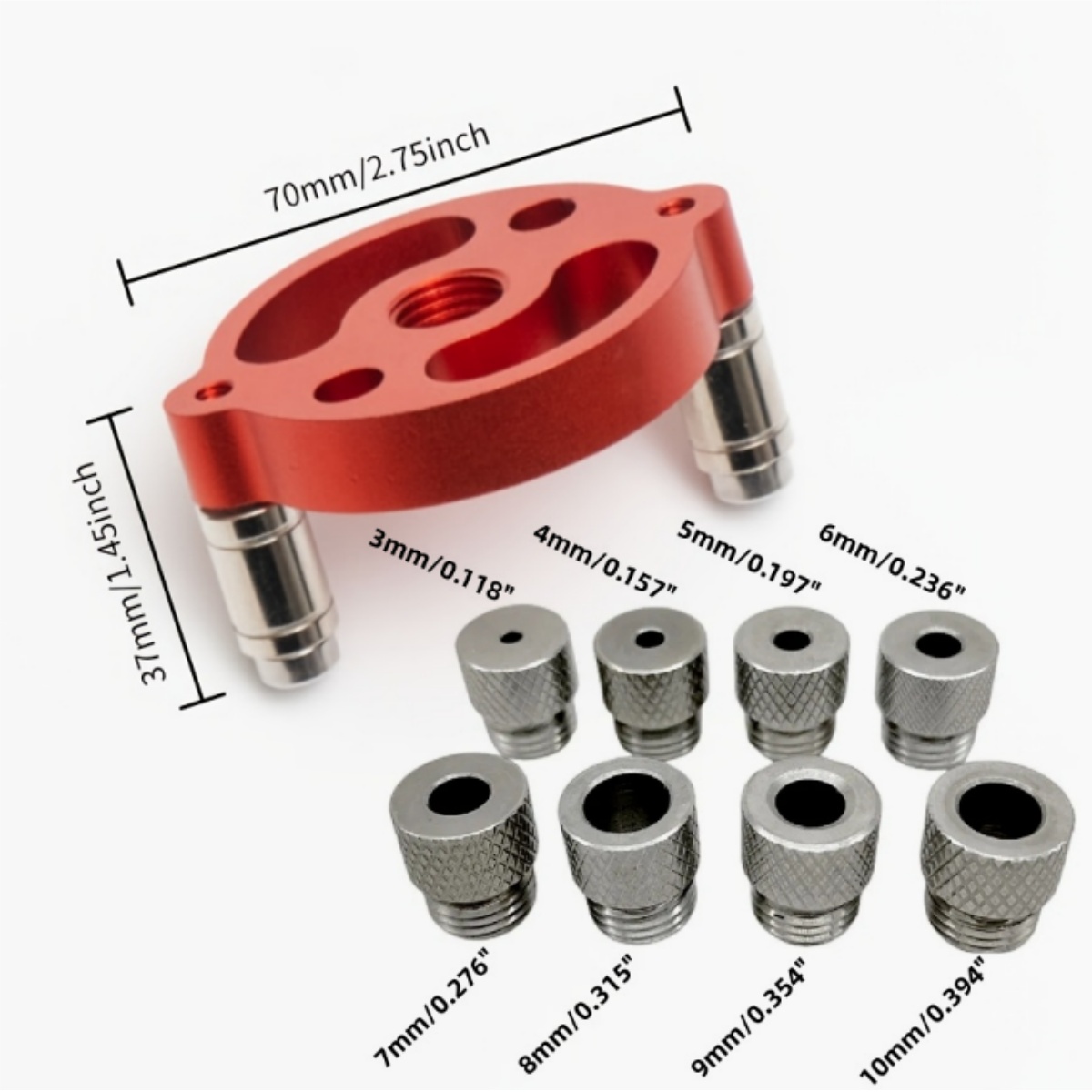 Aluminum Alloy Self Centering  - Pocket Hole Jig recension och pris