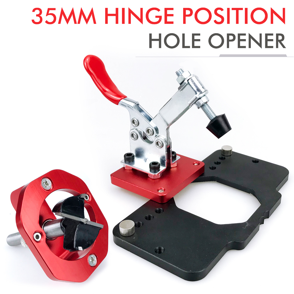 35mm Concealed Door Hinge Jig  - Pocket Hole Jig recension och pris