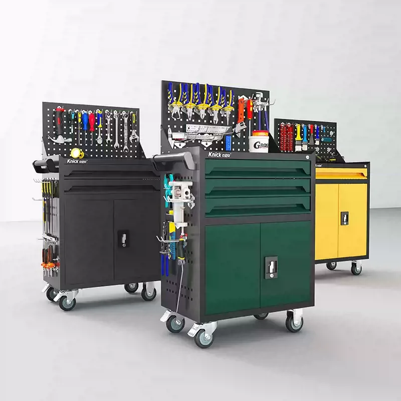 Mobile Tool Cart Cabinet Works - Tools Trolley For Workshop recension och pris