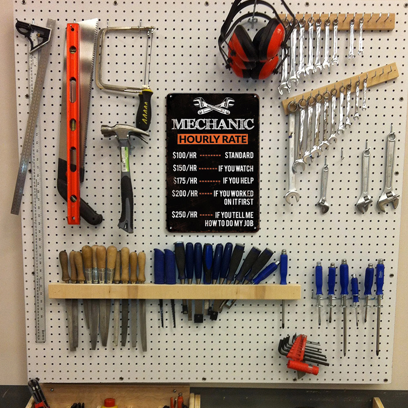 1pc, Mechanic Hourly Rate Meta - Workshop Tools Hours recension och pris
