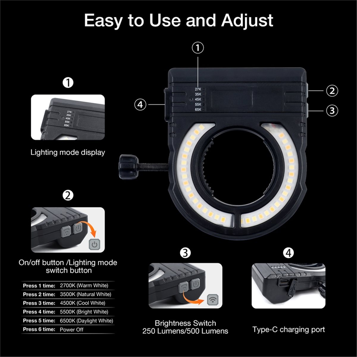 A43TBG Car Lighting 5 Colors A - Workshop Tools Hours recension och pris