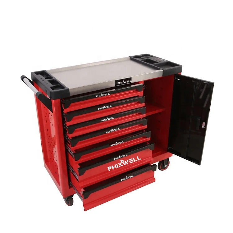 Phixwell XXL 7 Drawers Tool Ca - Tools Trolley For Workshop recension och pris