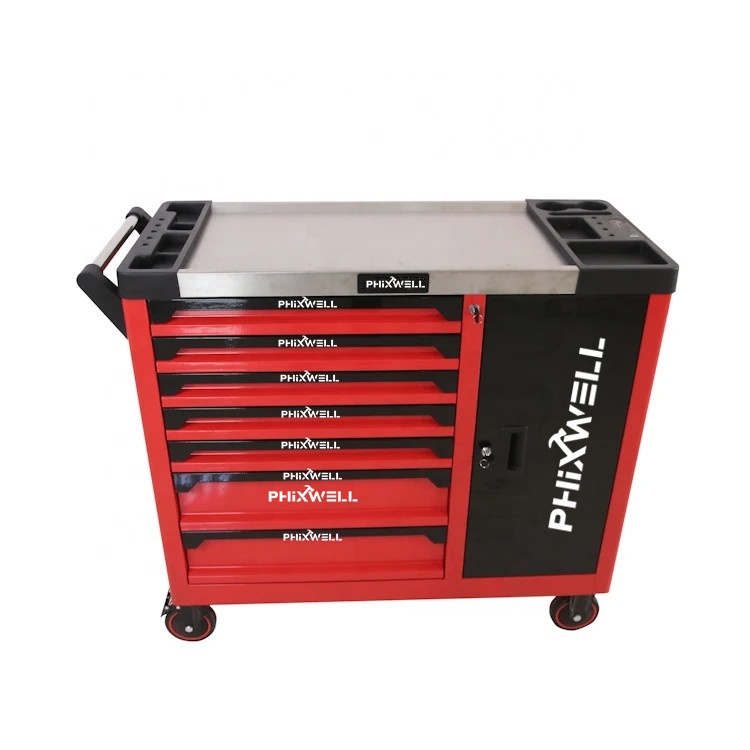 Phixwell XXL 7 Drawers Tool Ca - Tools Trolley For Workshop recension och pris
