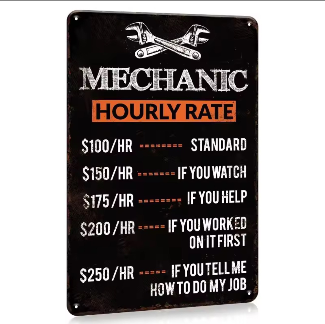 1pc, Mechanic Hourly Rate Meta - Workshop Tools Hours recension och pris