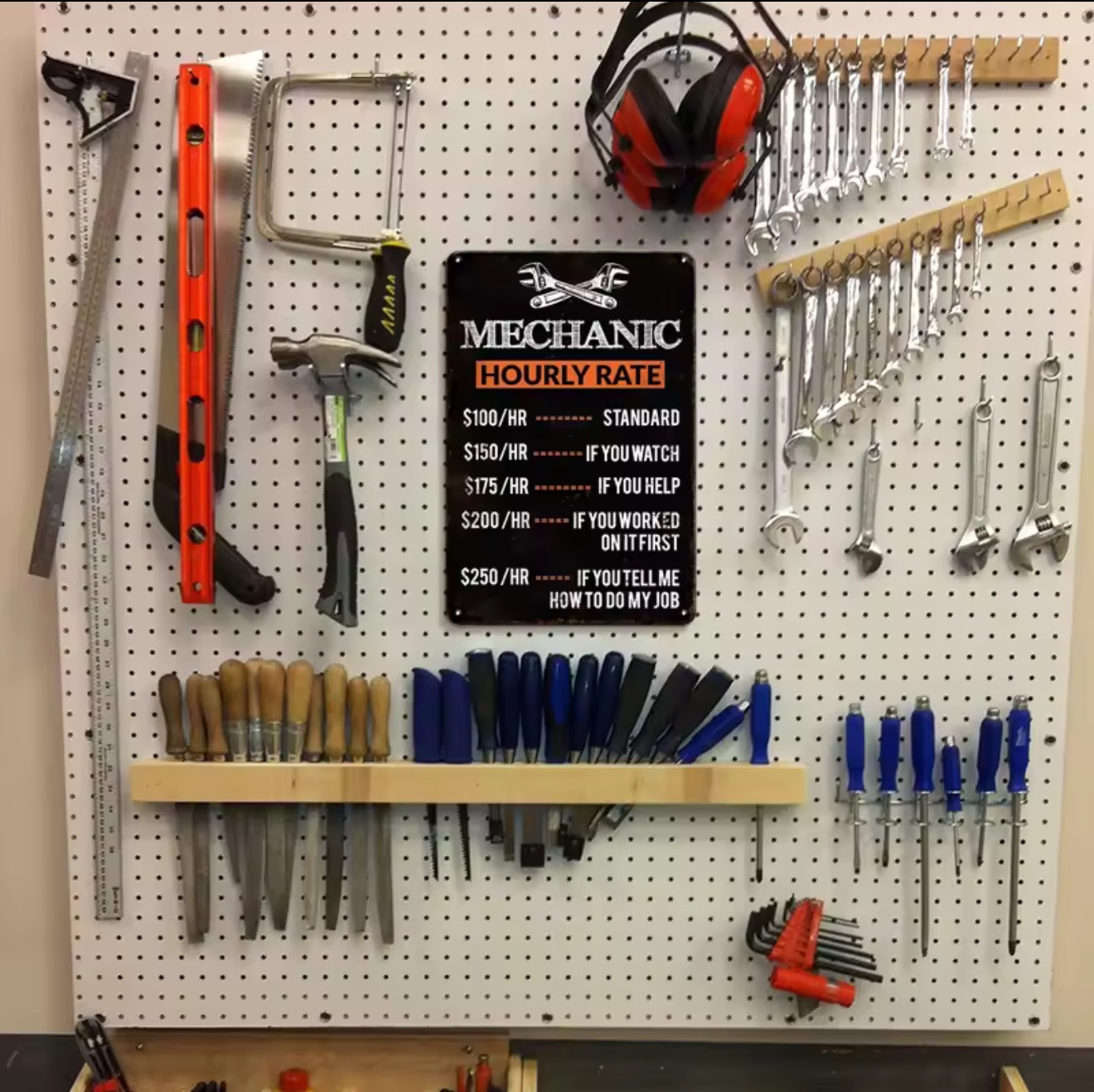 1pc, Mechanic Hourly Rate Meta - Workshop Tools Hours recension och pris