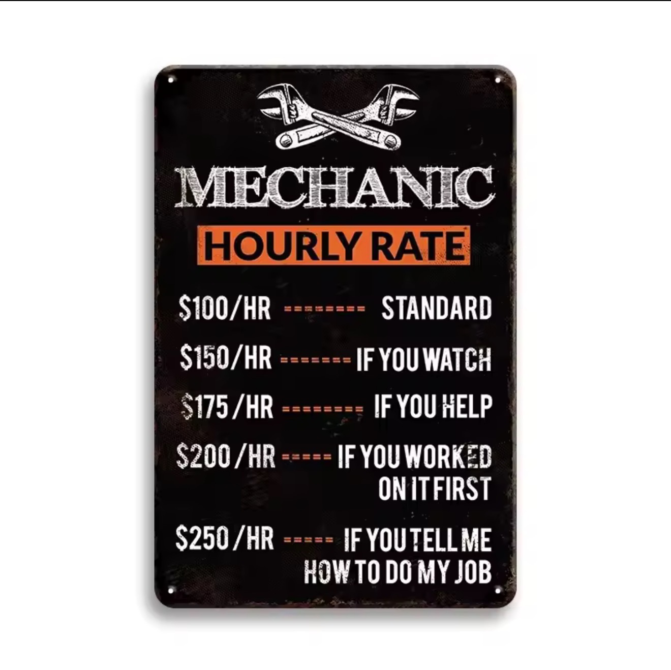 1pc, Mechanic Hourly Rate Meta - Workshop Tools Hours recension och pris