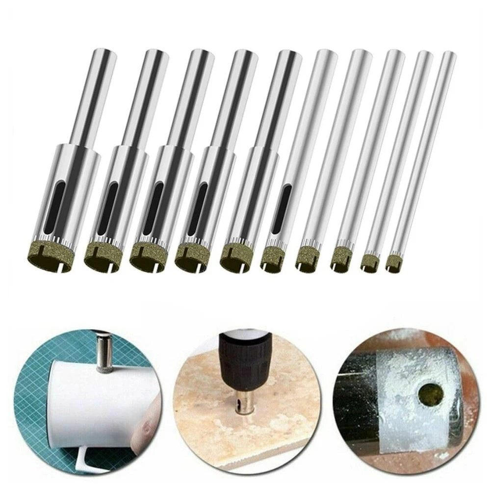 10PCS 3mm-14mm Diamond Coated  - Pocket Hole Jig recension och pris
